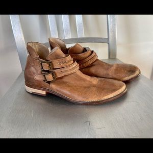 Free People Brown Leather Boots